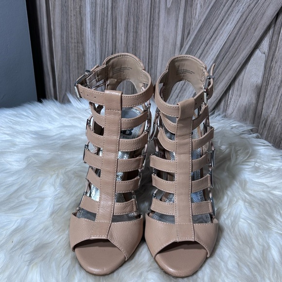 Giani Bernini Shoes - Giani Bernini Beige Strappy Heels-7